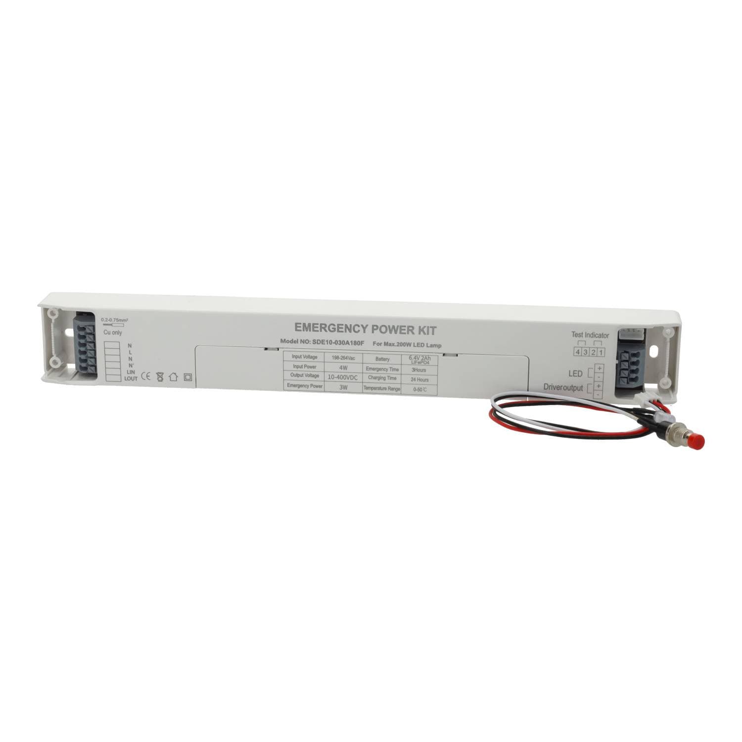 Kit emergencia para luminarias LED hasta 200W — Interior/exterior: Interior