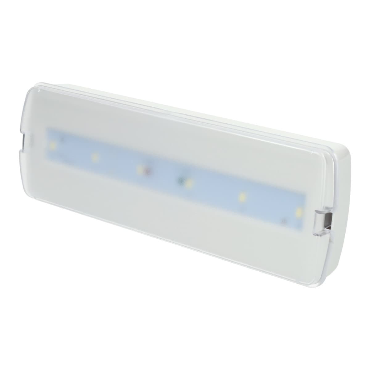 Luminaria Emergencia LED 3W Permanente / No Permanente con Auto-test — Temperatura color: Luz Fría